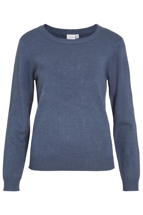Vila viril o-neck l/s knit top - noos